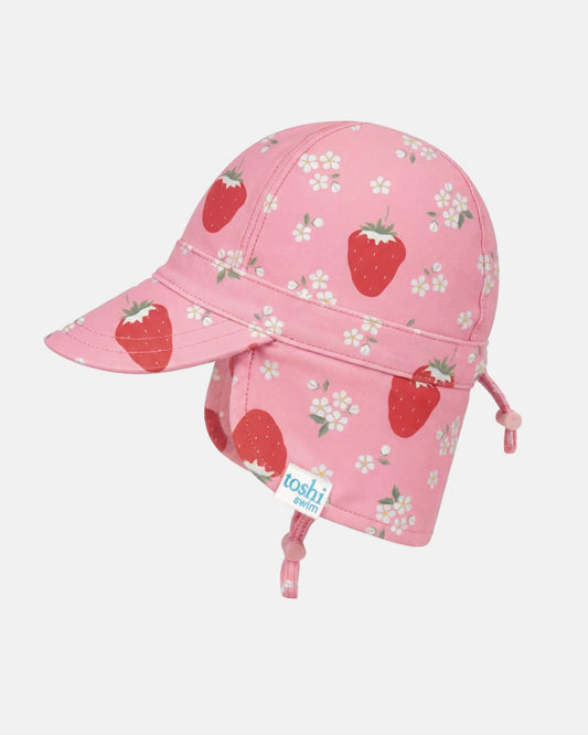 Swim Flap Cap Twinkle Strawberry