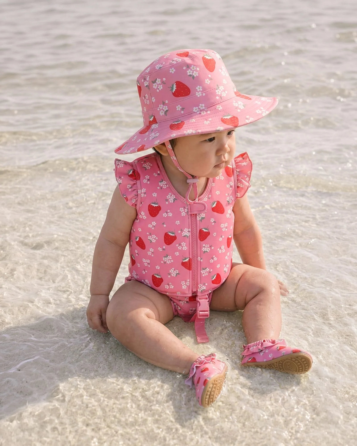 Toshi Swim Float Vest UPF 50+ - Twinkle Strawberry