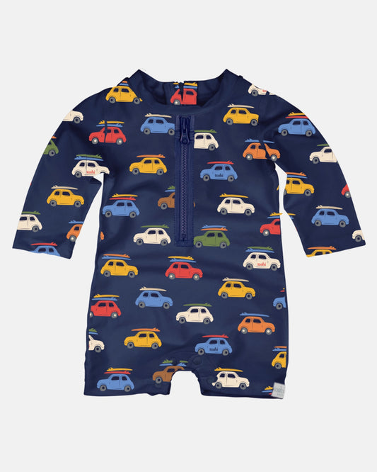Swim Onesie L/S Pirate Wave Buggies