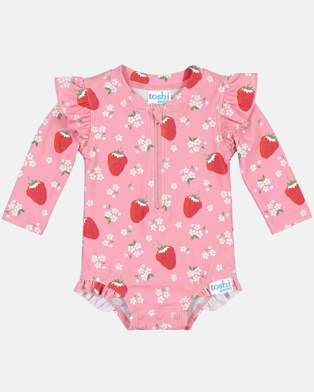 Swim Onesie L/S Twinkle Strawberry