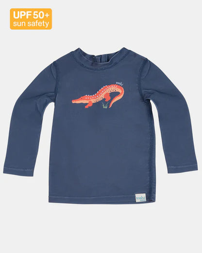 Toshi Splash Swim Rashie L/S - Kakadu Moonlight