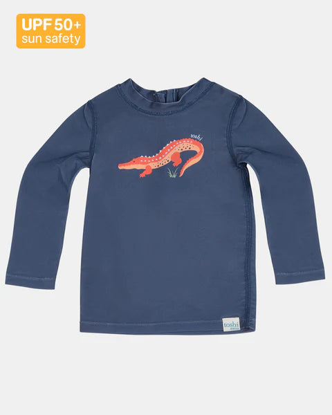 Toshi Splash Swim Rashie L/S - Kakadu Moonlight