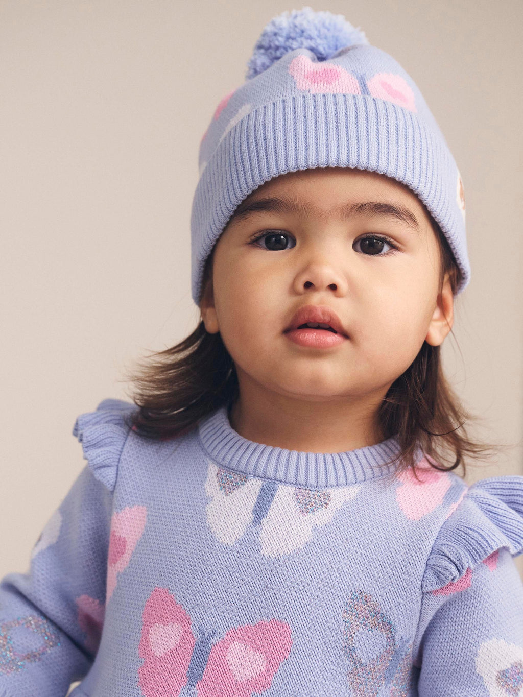 Huxbaby Fly Away Knit Dress - Forever Blue