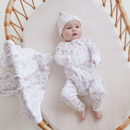 Aster & Oak Woodland Mouse Zip Romper