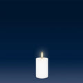 Uyuni Mini Flameless Pillar Candle - Nordic White