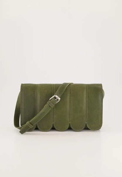 Nancybird Curve Shoulder Bag | Khaki