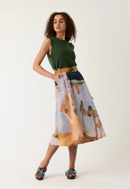 Nancybird Aries Skirt - Night Herons
