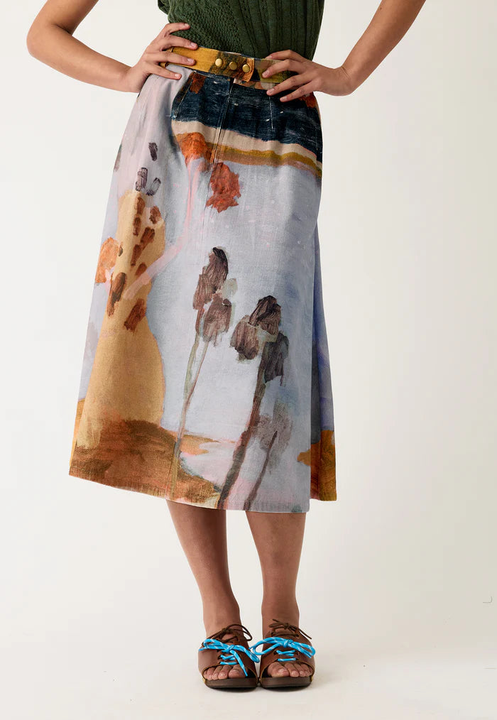 Nancybird Aries Skirt - Night Herons