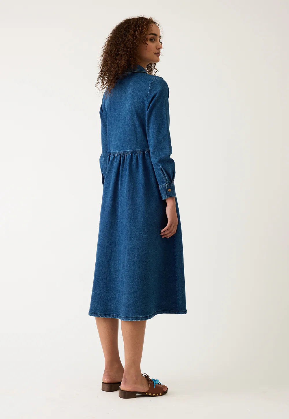 Nancybird Myra Dress - Dark Wash