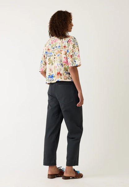 Nancybird Tasmin Boxy Tee - Watercolour Collage