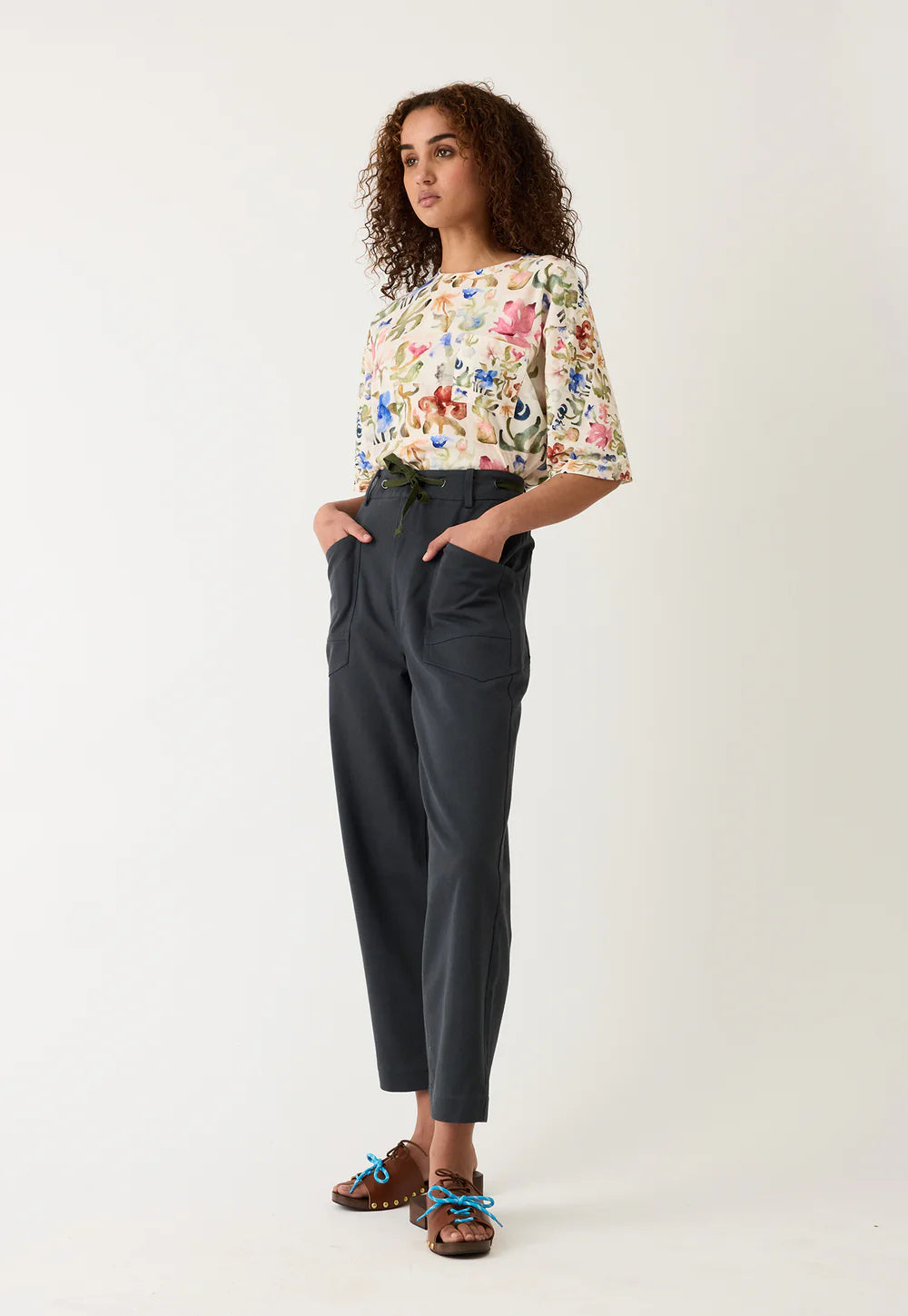 Nancybird Sera Pant - Deep Blue
