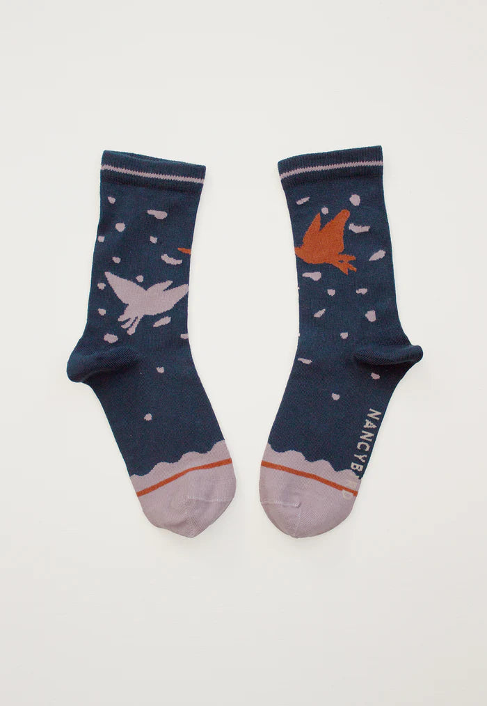Nancybird Socks - Night Herons