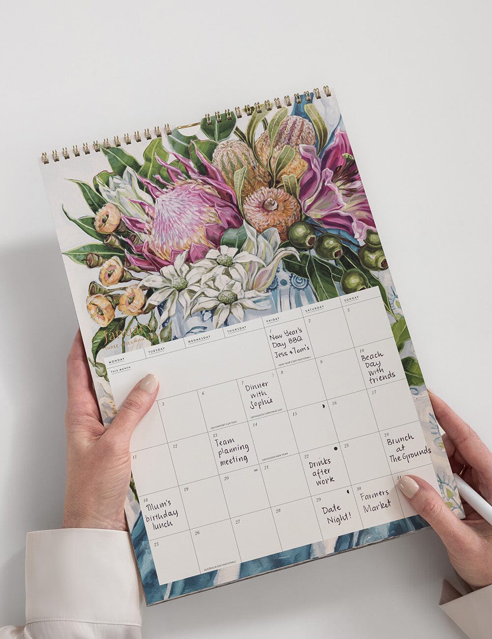 Bespoke Letterpress 2027 Wall Calendar - Still Life