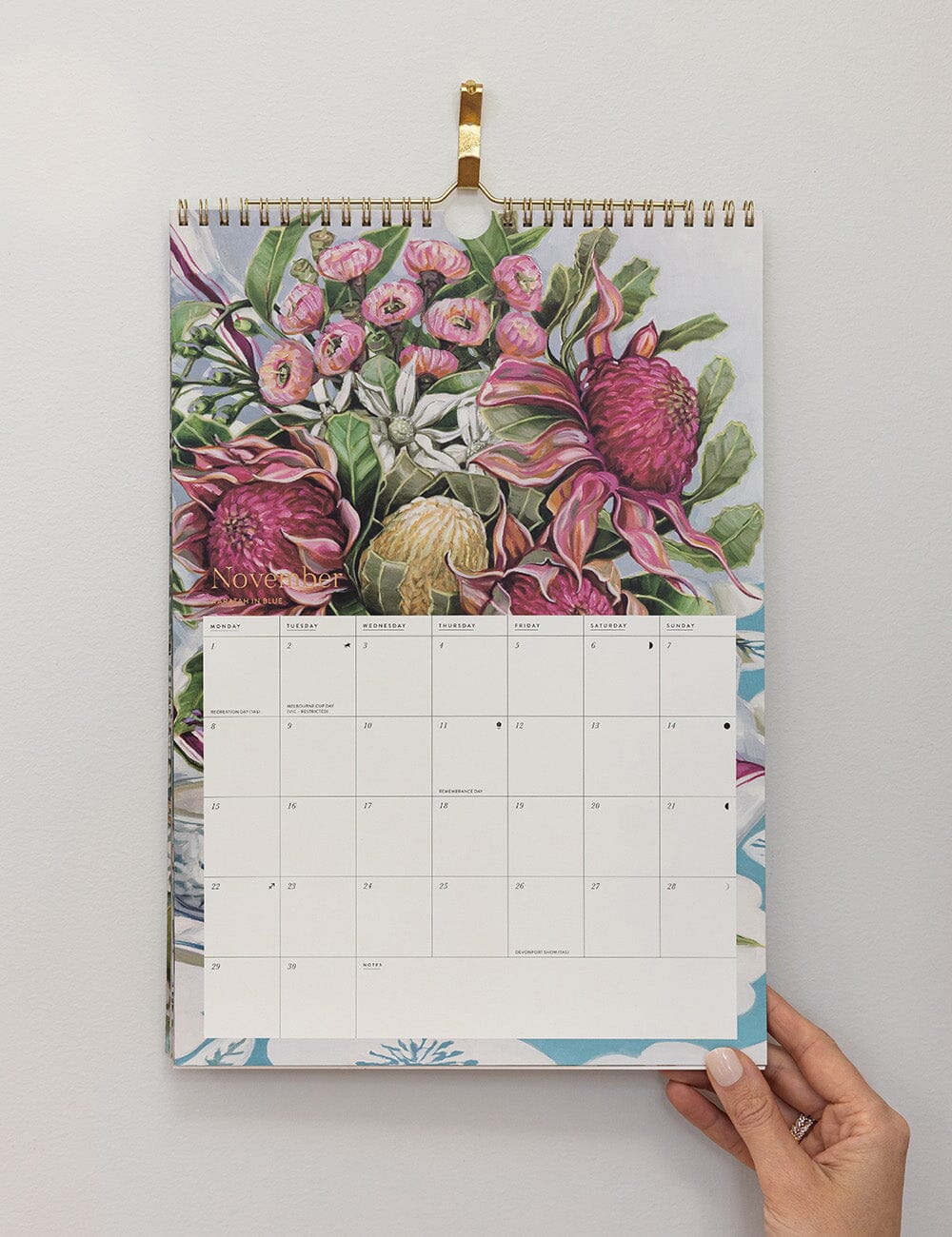 Bespoke Letterpress 2027 Wall Calendar - Still Life