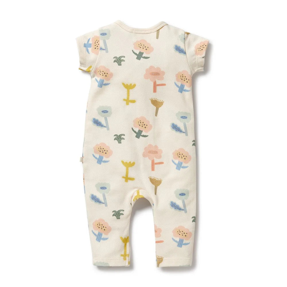 Wilson & Frenchy Ruffle Zipsuit - Cookie Cut