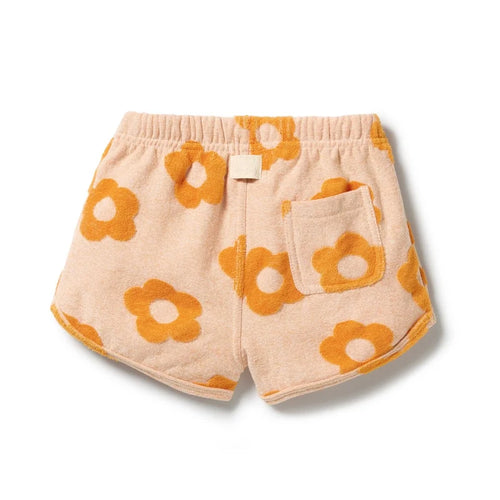 Daisy Glow Organic Terry Tie Short