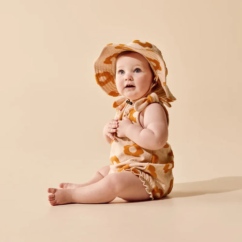 Daisy Glow Organic Terry Sun Hat