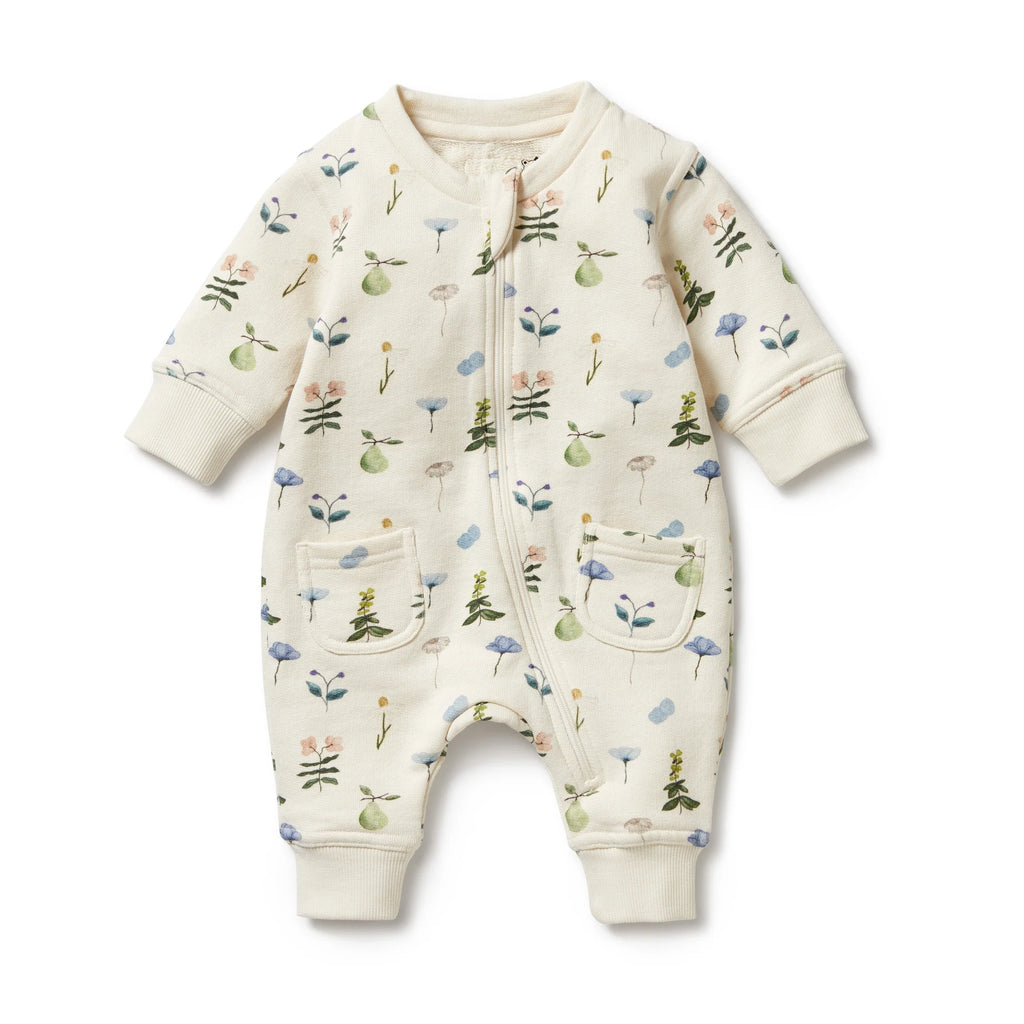Wilson & Frenchy Organic Terry Growsuit - Petite Garden