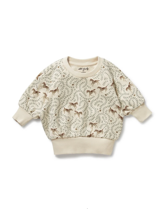 Wilson & Frenchy Trixie Horse Organic Terry Sweat