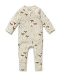 Wilson & Frenchy Trixie Horse Organic Zipsuit with Feet
