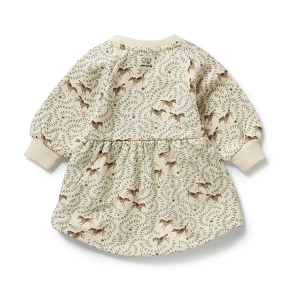 Wilson & Frenchy Trixie Horse Organic Terry Sweat Dress