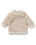Wilson & Frenchy Cinnamon Stripe Organic Knitted Kimono Cardigan