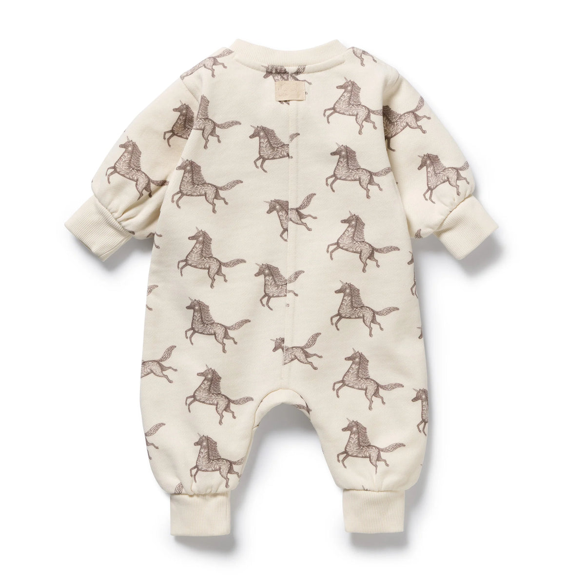 Wilson & Frenchy Little Unicorn Organic Terry Growsuit