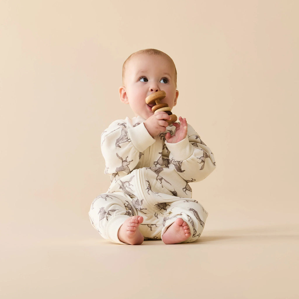 Wilson & Frenchy Little Unicorn Organic Terry Growsuit