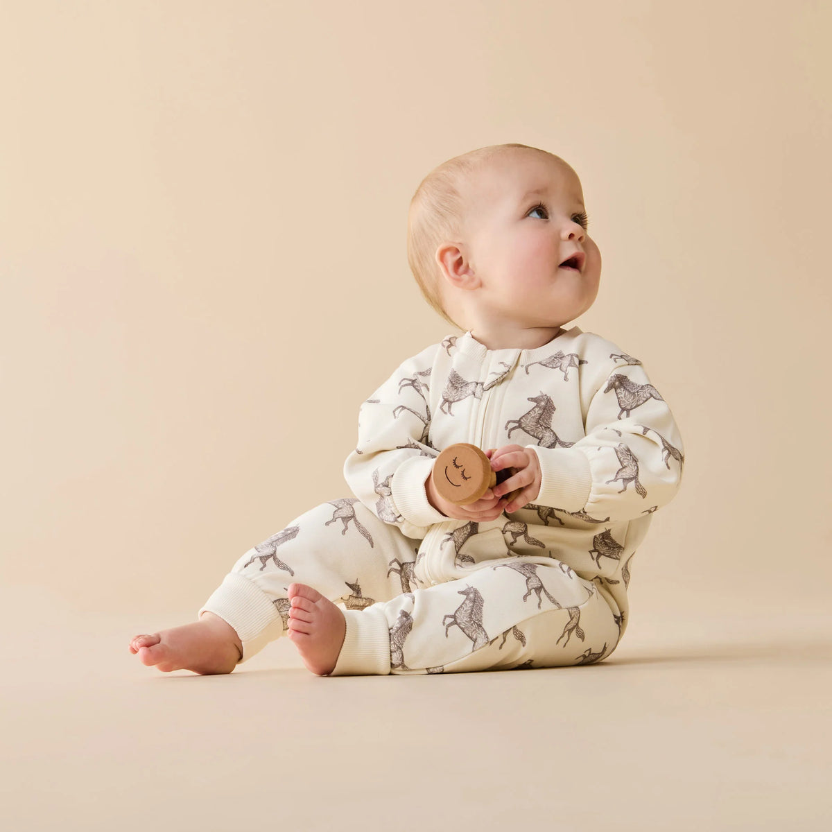 Little Unicorn Organic Terry Growsuit