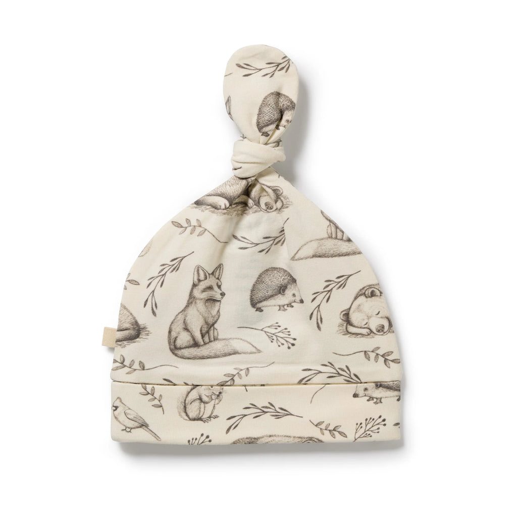 Wilson & Frenchy Foxglove Forest Organic Knot Hat