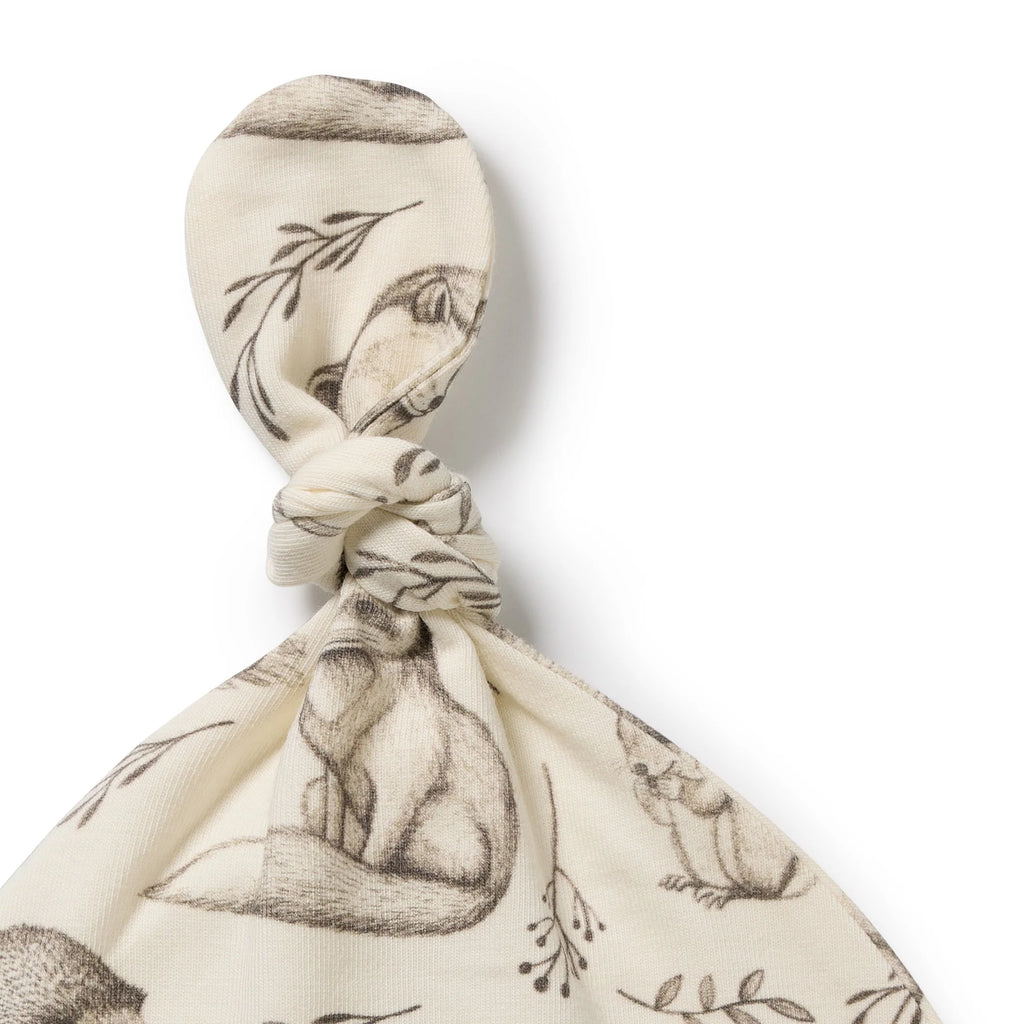 Wilson & Frenchy Foxglove Forest Organic Knot Hat