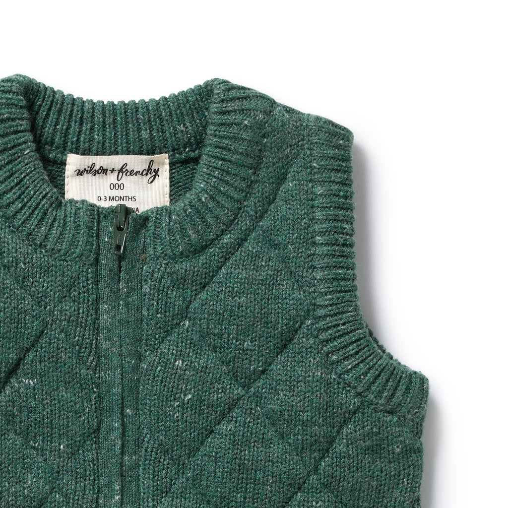 Wilson & Frenchy Clover Organic Knitted Vest