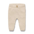 Wilson & Frenchy Cream Organic Knitted Bubble Legging