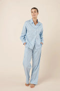 Gingerlilly Willow Cotton Stripe PJ Set - Blue