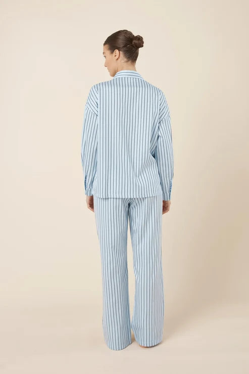 Gingerlilly Willow Cotton Stripe PJ Set - Blue