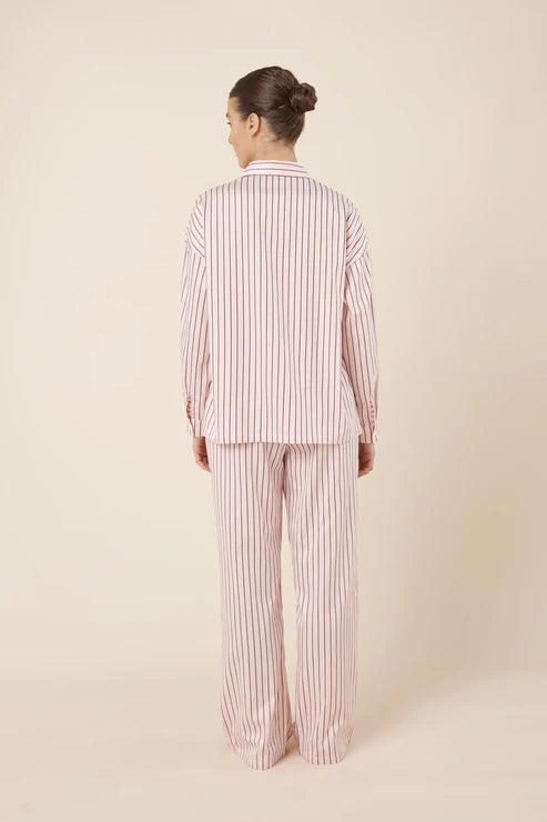 Gingerlilly Willow Cotton Stripe PJ Set - Pink