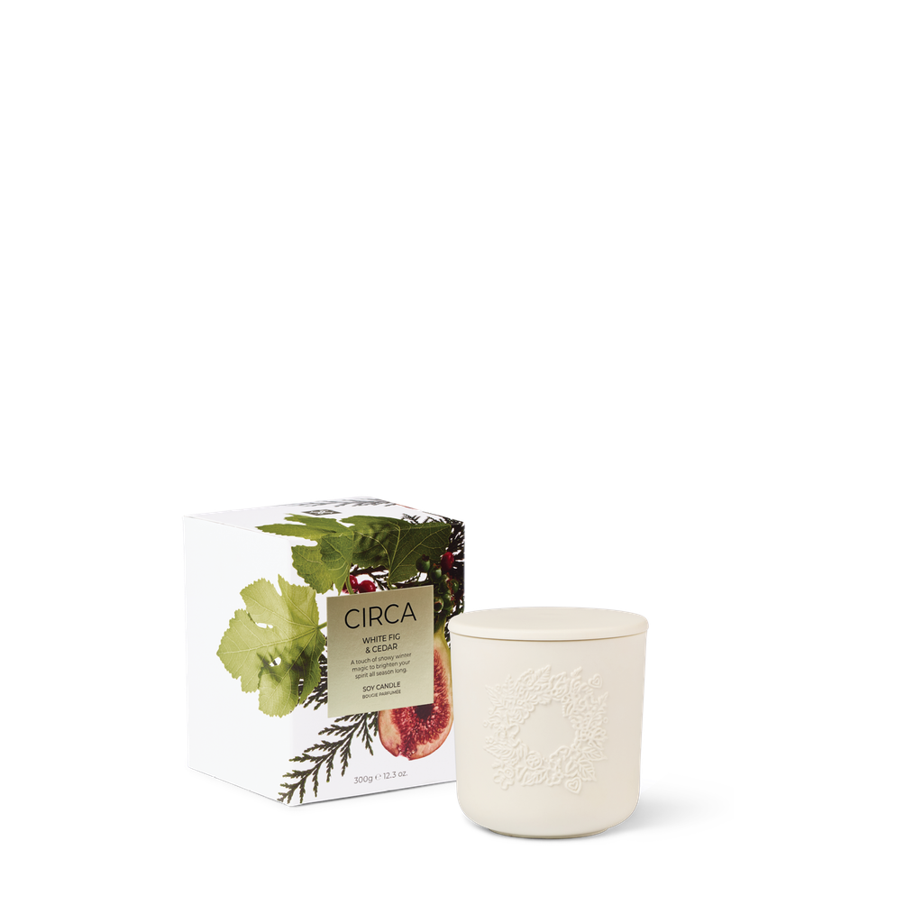 CIRCA - White Fig & Cedar Soy Candle 300g