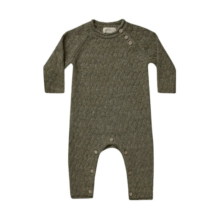 Quincy Mae Knit Jumpsuit - Forest