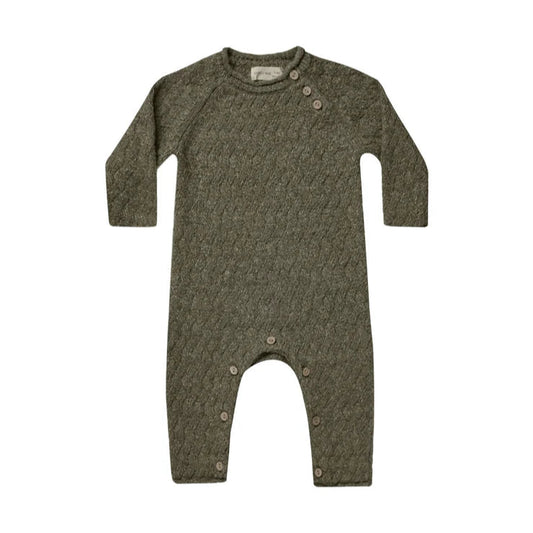 Quincy Mae Knit Jumpsuit | Forest