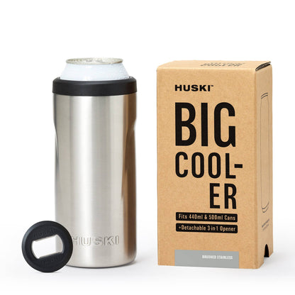 NEW: Huski Big Can Cooler - Brushed Stainless