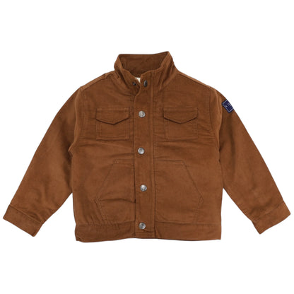 Sherpa Lined Cord Jacket | Chestnut