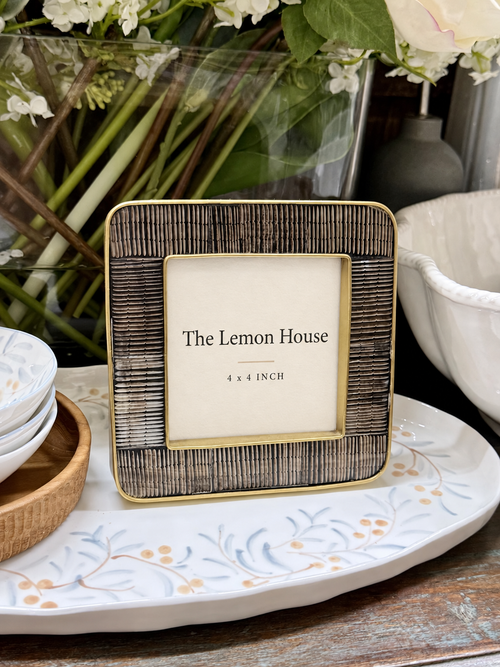 Anika Horn Photo Frame 4 x 4 front view – The Lemon House