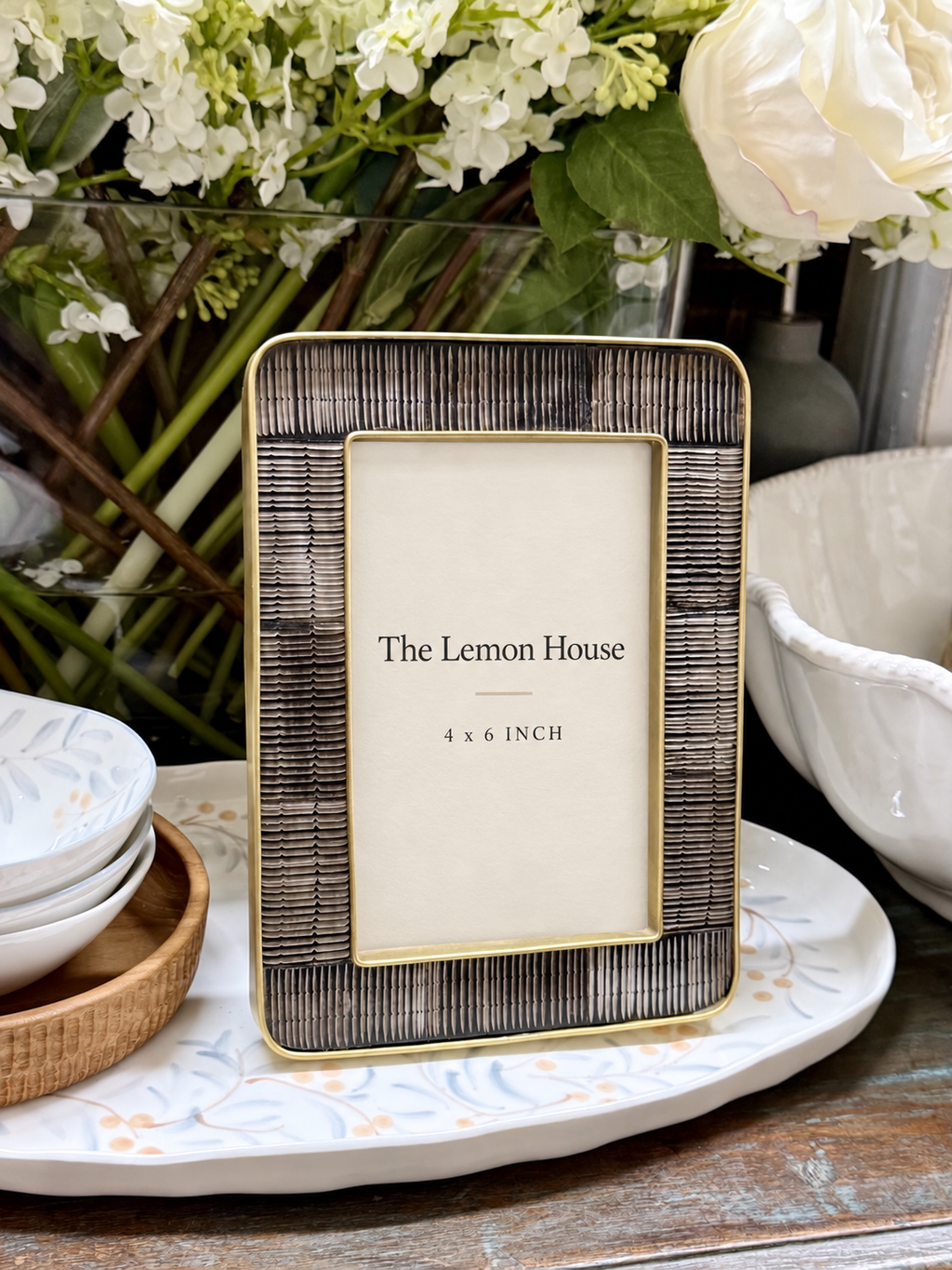Anika Horn Photo Frame 4 x 6 front view – The Lemon House