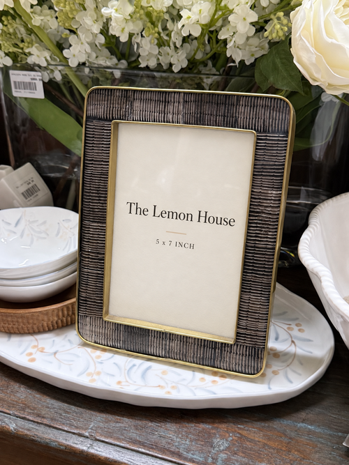 Anika Horn Photo Frame 5 x 7 angled view – The Lemon House