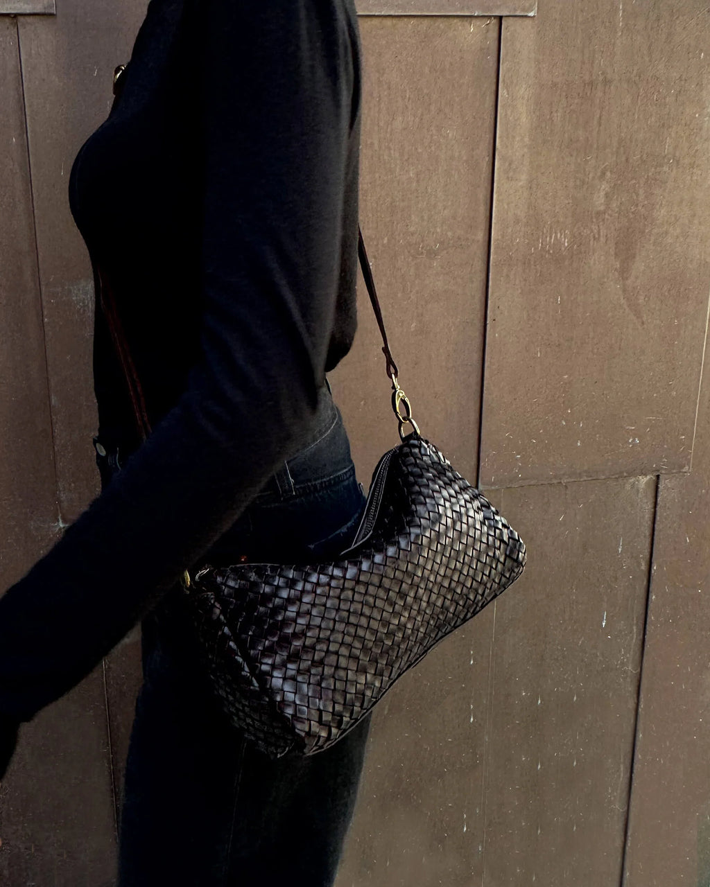 Juju & Co. Basque Midi Bag - Chocolate