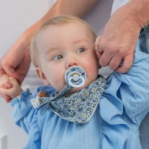 BIBS x Liberty Dummy - Chamomile Baby Blue Mix (2 Pack)