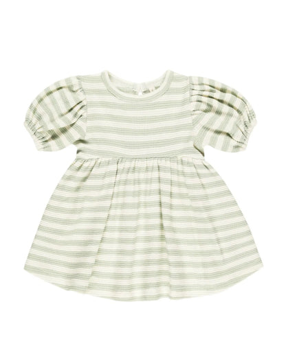 Quincy Mae Darla Dress | Mint Stripe