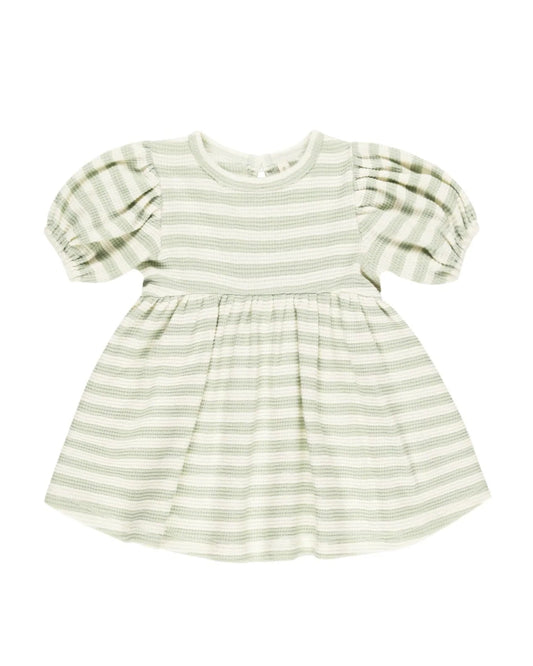 Quincy Mae Darla Dress | Mint Stripe
