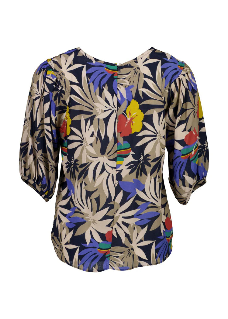 Olga de Polga Wildflowers Blouse - Black