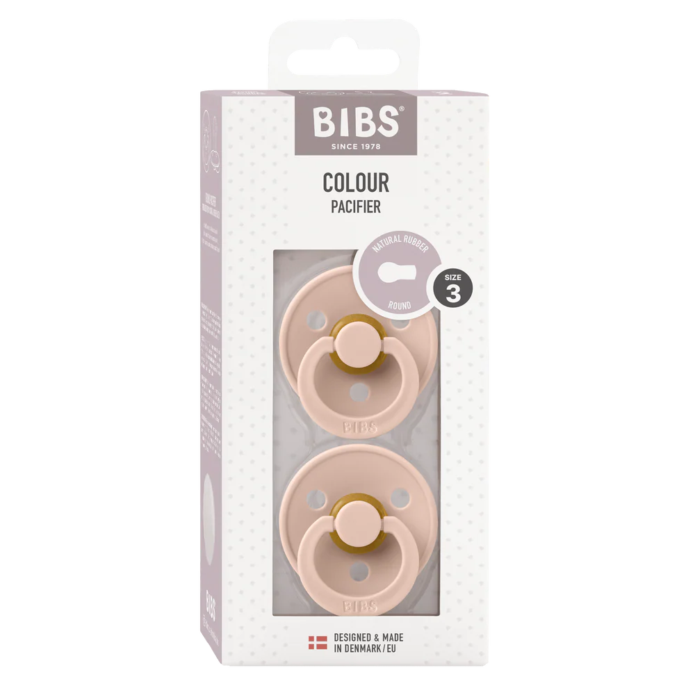 BIBS Colour Dummy - Blush (2 Pack)